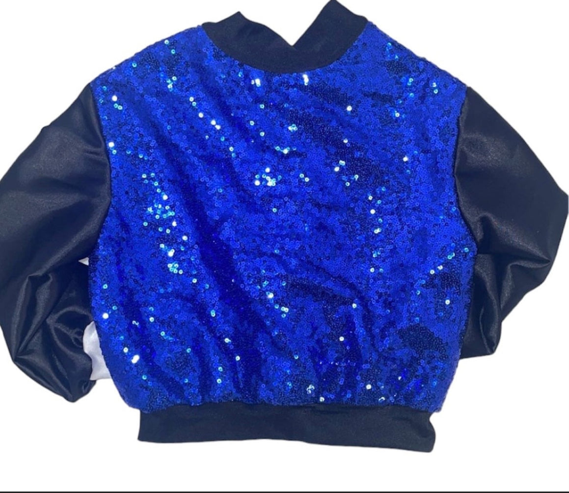 Royal Blue sequin Jacket