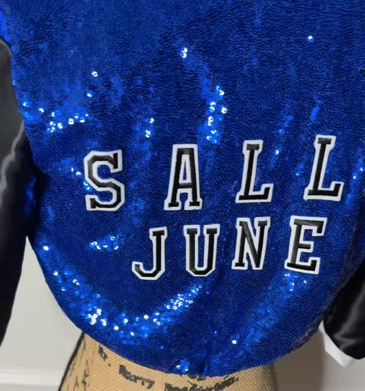 Royal Blue sequin Jacket